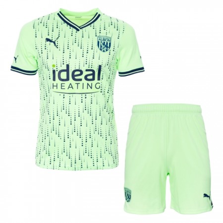 West Bromwich Albion Lasten Vieraspelipaita 2023-24 Lyhythihainen (+ shortsit)